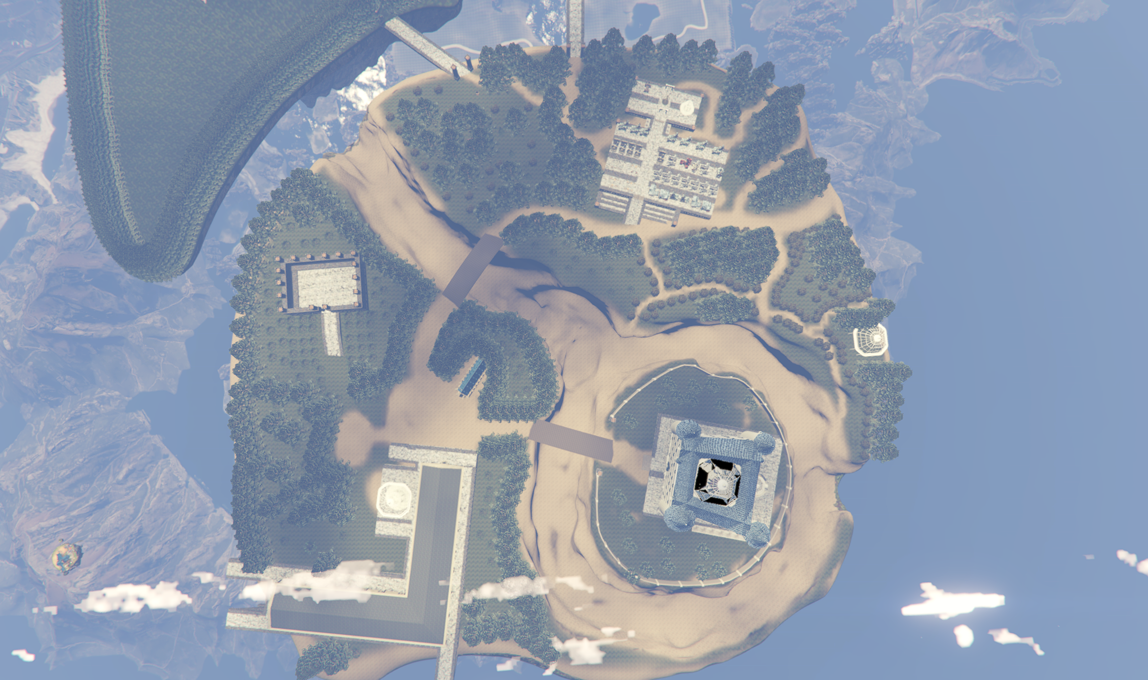 Mapa del Castillo de Arkhane Institute