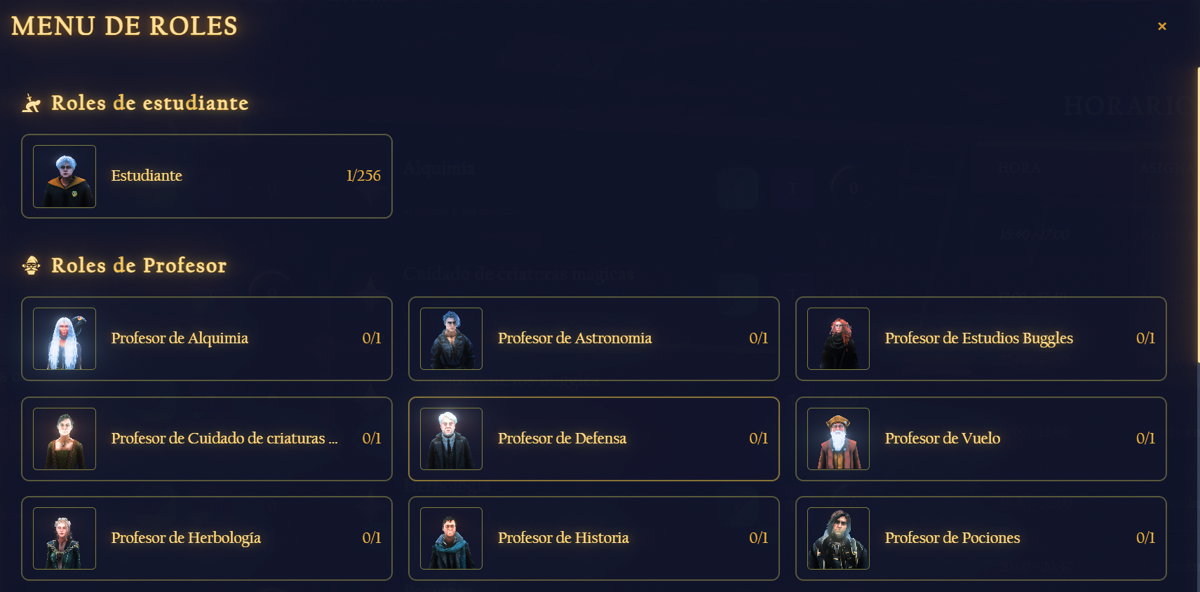 Roles disponibles en Arkhane Institute