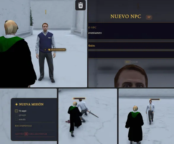 Creación de NPCs y misiones de campaña