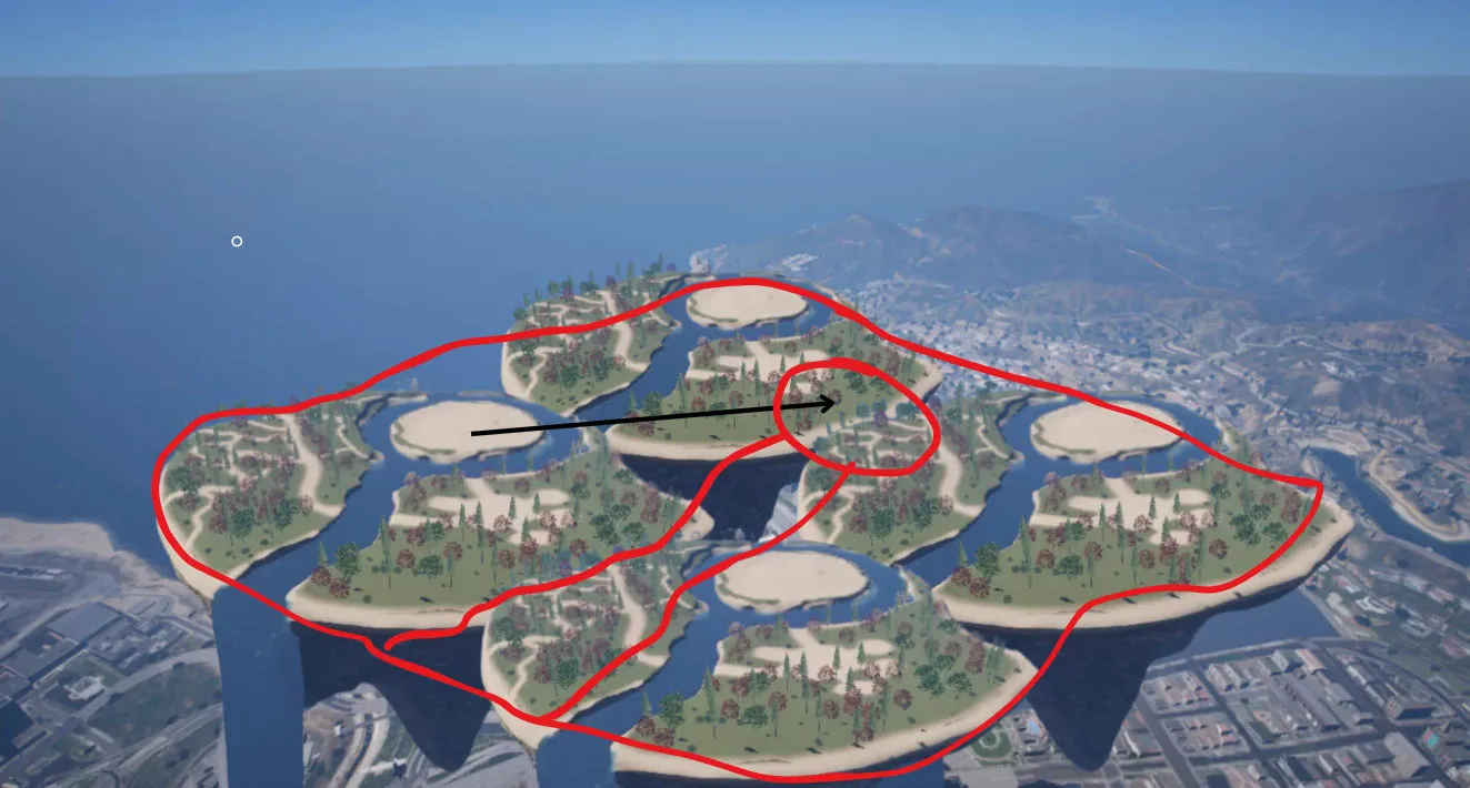 Planificando zonas sobre las islas